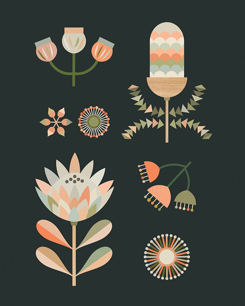Australian Natives II art print by Lyndy Hants for $57.95 CAD