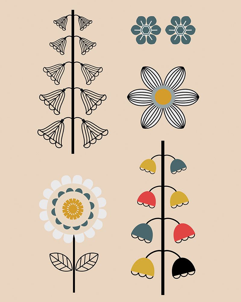 Mixed Flowers II art print by Lyndy Hants for $57.95 CAD
