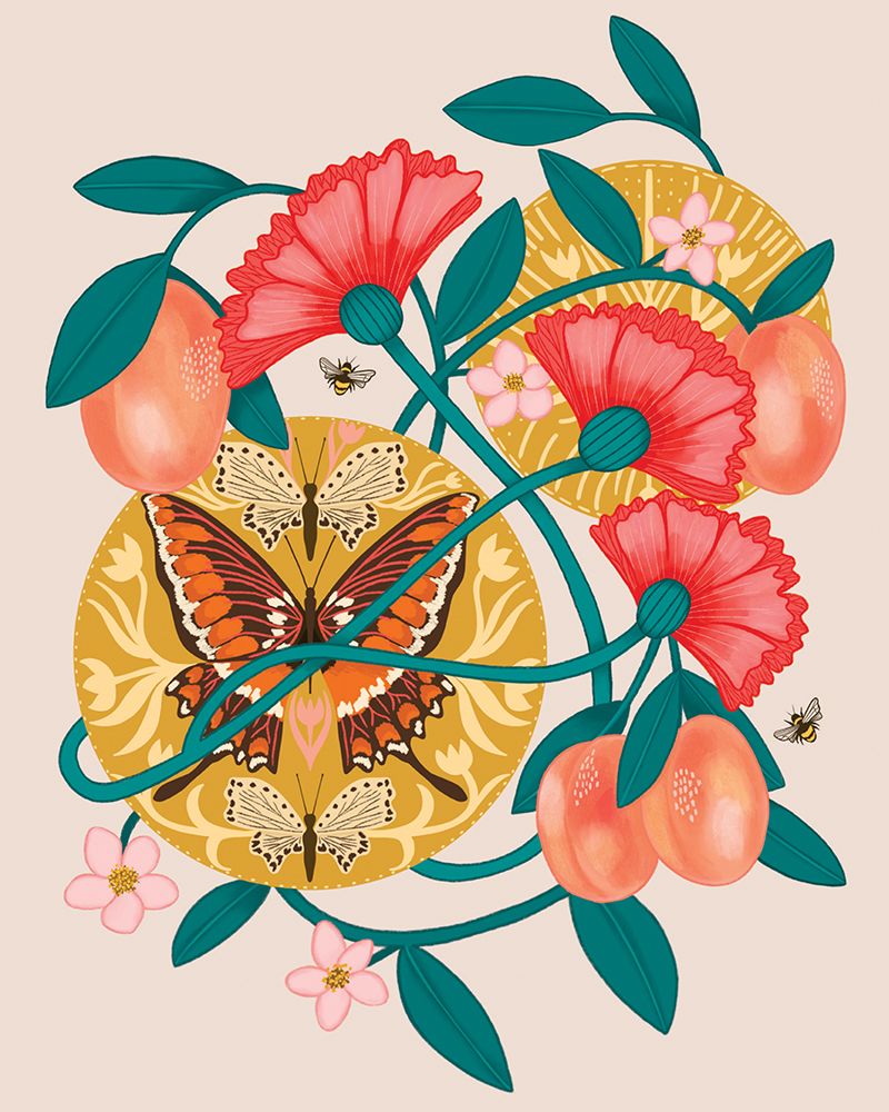 Apricots art print by Nina Pace for $57.95 CAD