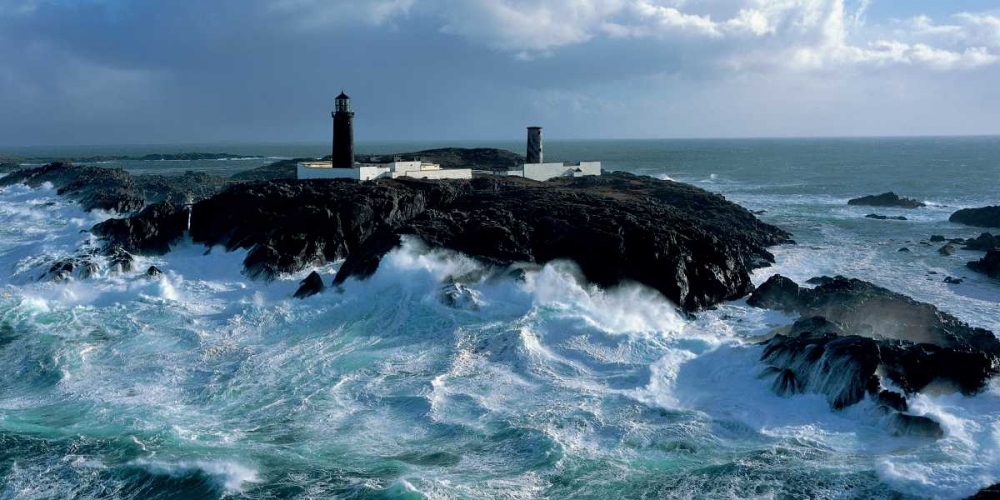 Phare De Slyne Head, Galway, Irlande art print by Jean Guichard for $57.95 CAD