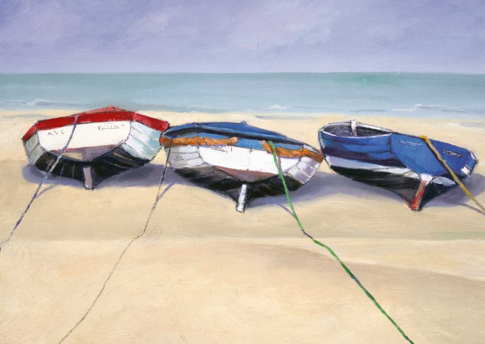 Beach Boats, St Ives art print by Jane Hewlett for $57.95 CAD