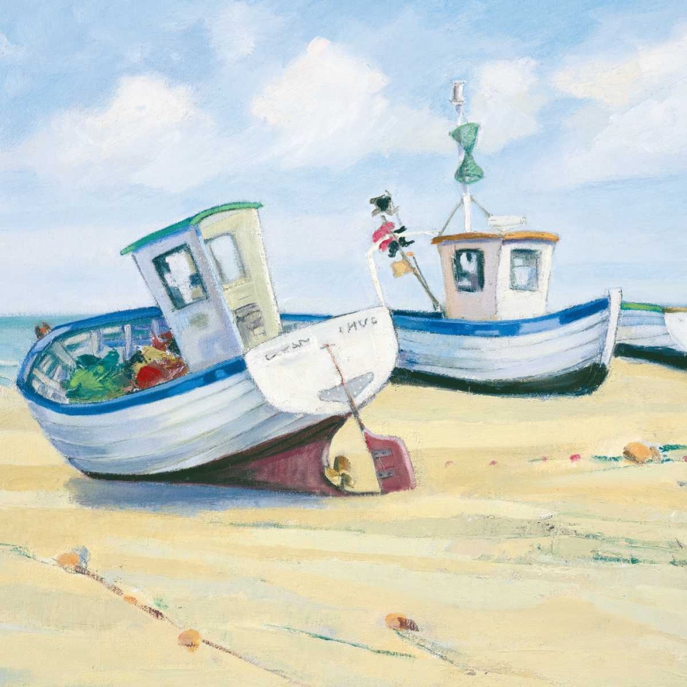 Fishing Boats art print by Jane Hewlett for $57.95 CAD