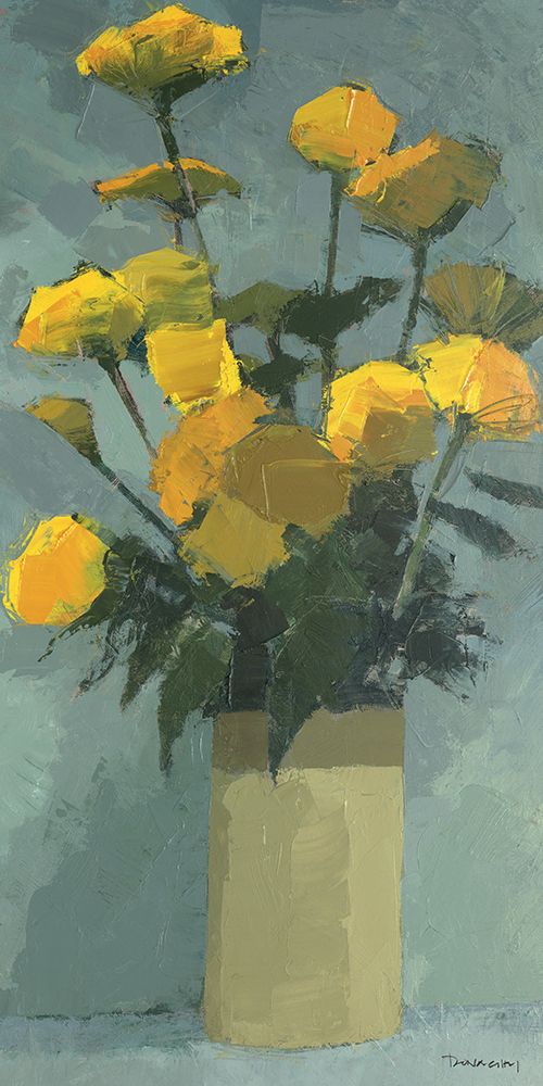 Roses And Yarrow art print by Paul Donaghy for $57.95 CAD