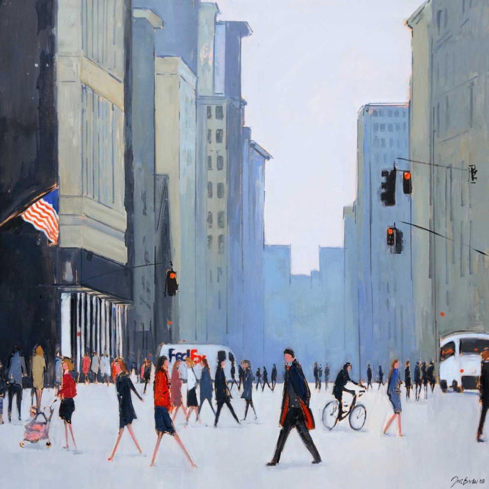 5th Avenue - New York art print by Jon Barker for $57.95 CAD