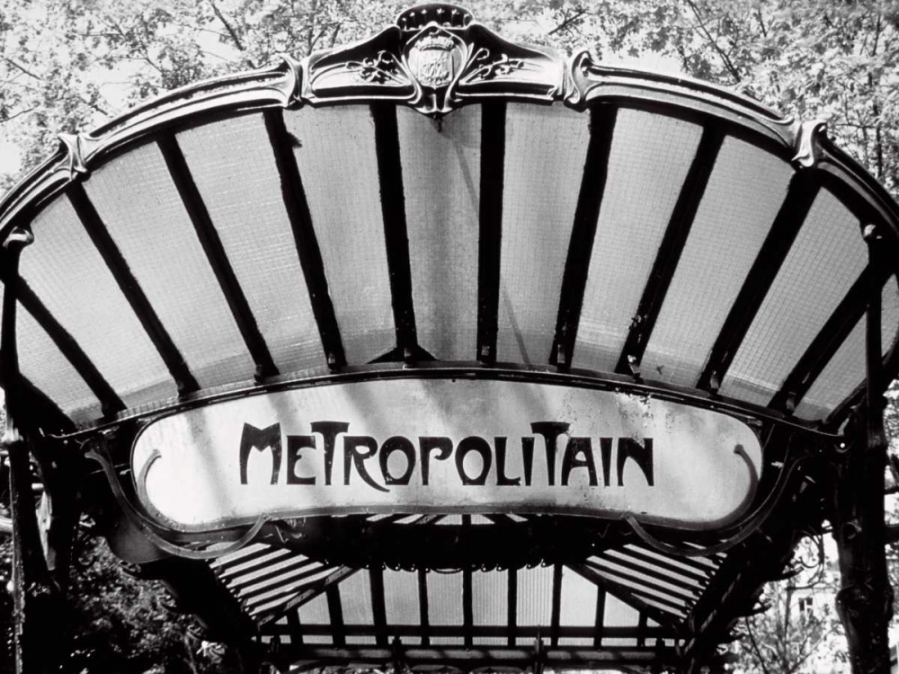 Metro Entrance, Paris art print by Heiko Lanio for $57.95 CAD