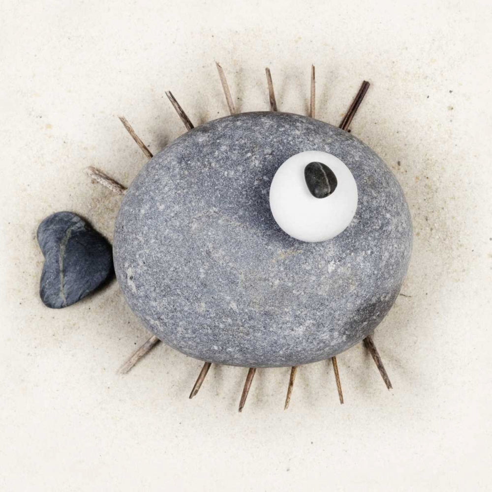 Puffafish art print by Ian Winstanley for $57.95 CAD