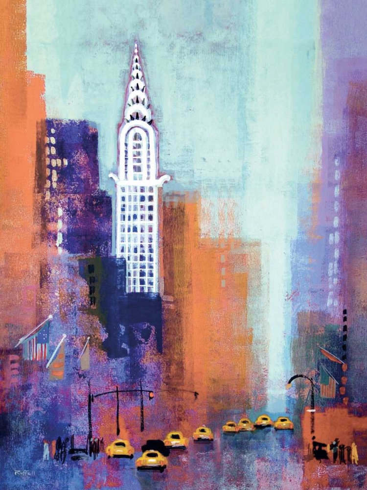 Manhattan Chrysler Building art print by Colin Ruffell for $57.95 CAD