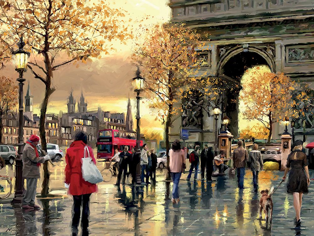 Arc De Triomphe art print by Richard Macneil for $57.95 CAD