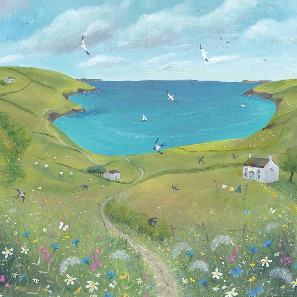 Along The Coast Path art print by Julia Crossland for $57.95 CAD