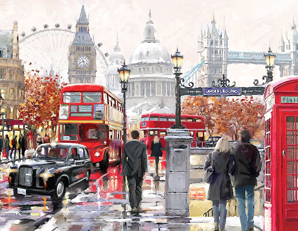 London Collage art print by Richard Macneil for $57.95 CAD