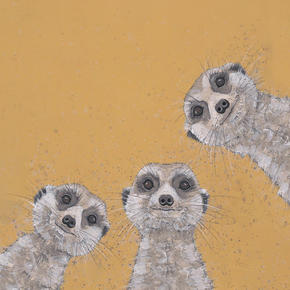 Threes Trouble art print by Bev Davies for $57.95 CAD