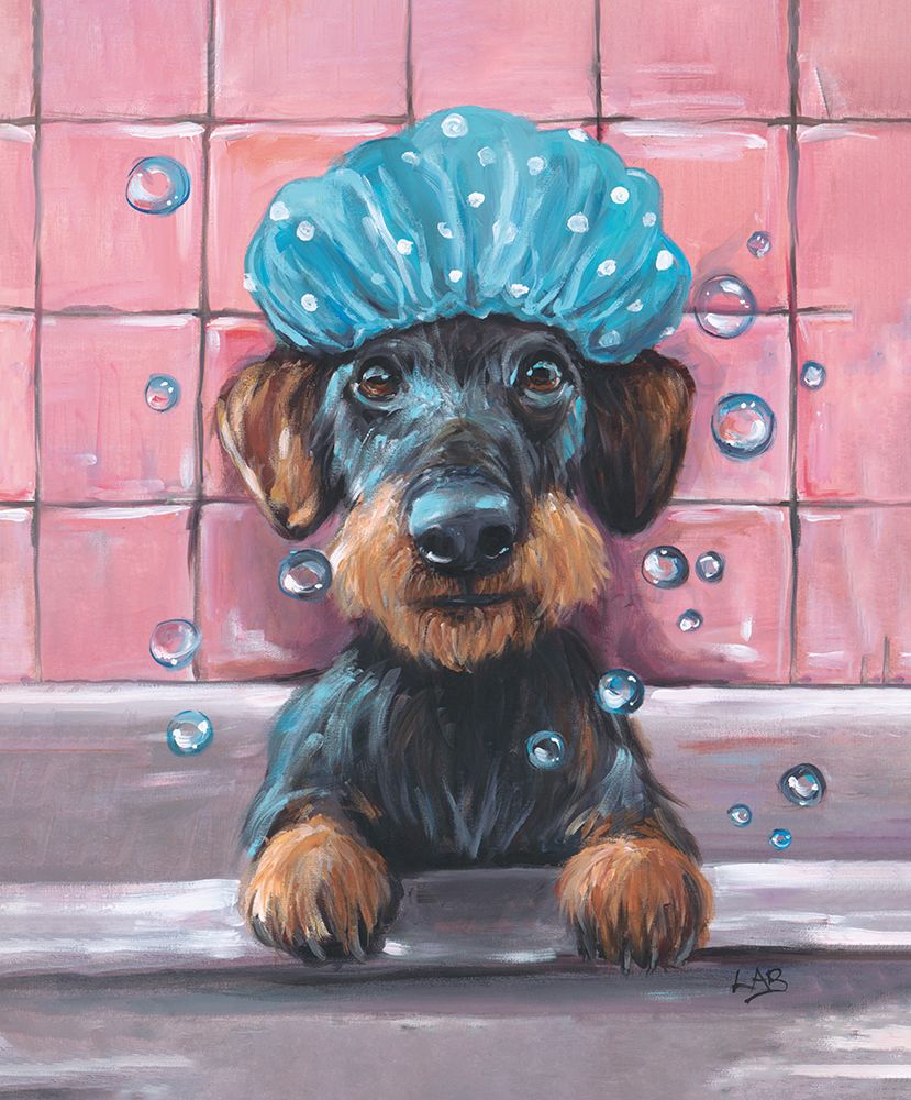 Bath Time art print by Louise Brown for $57.95 CAD
