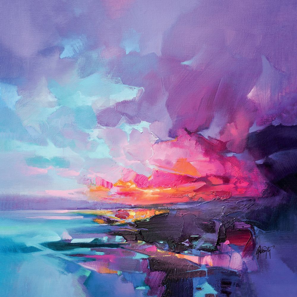 Dusk Magenta art print by Scott Naismith for $57.95 CAD