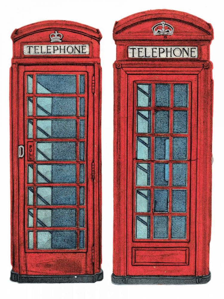 Telephone Boxes art print by Barry Goodman for $57.95 CAD