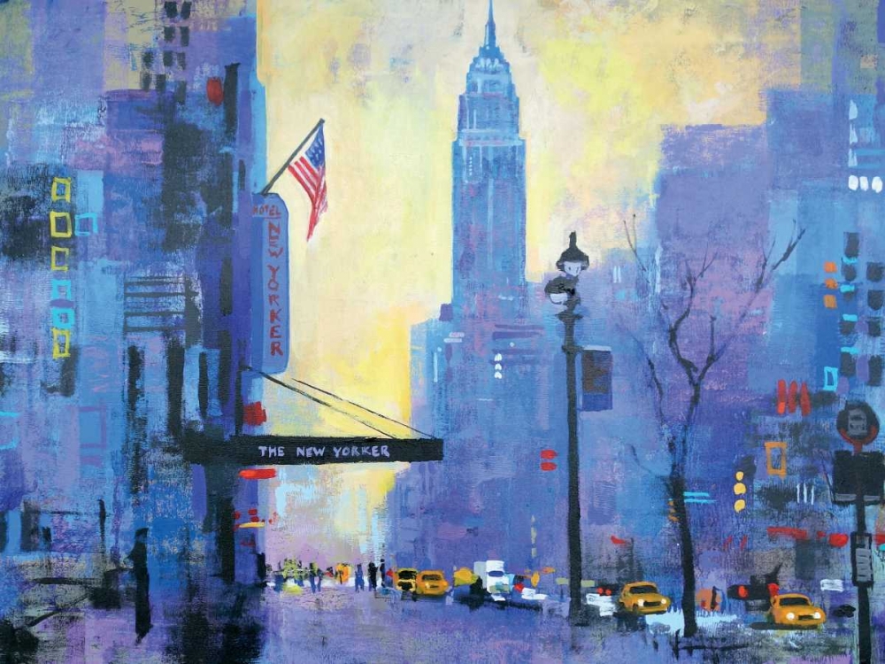 NY 34th Street art print by Colin Ruffell for $57.95 CAD