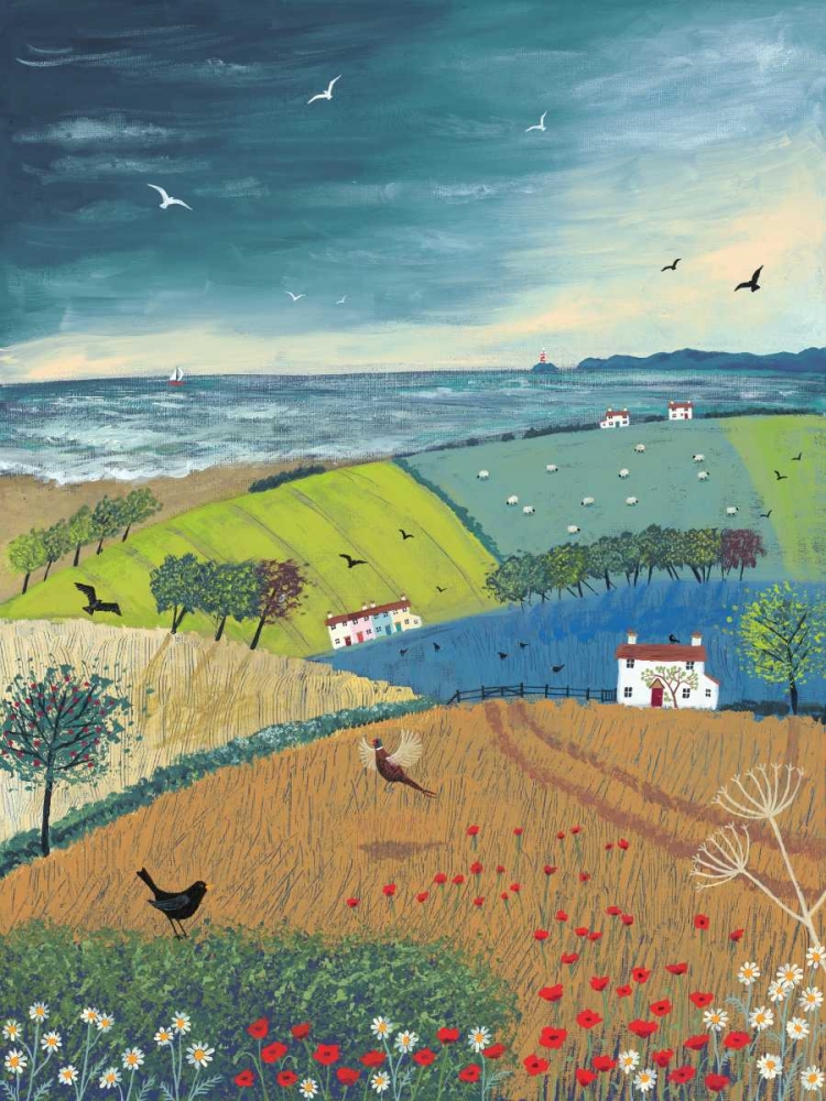Sea Breeze art print by Jo Grundy for $57.95 CAD