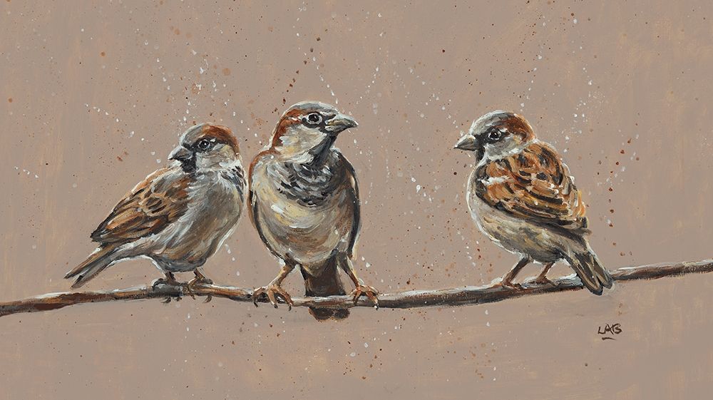 Bird Talk art print by Louise Brown for $57.95 CAD