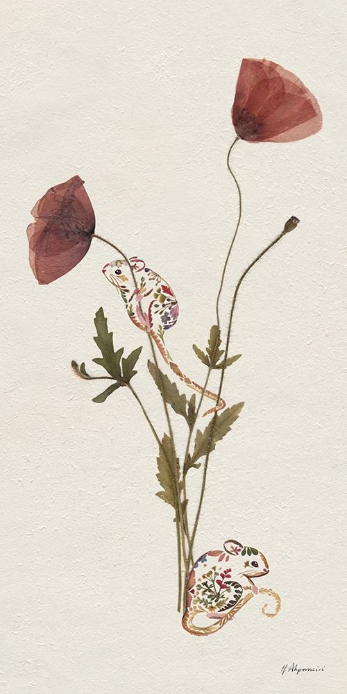 Wild Poppies art print by Helen Ahpornsiri for $57.95 CAD