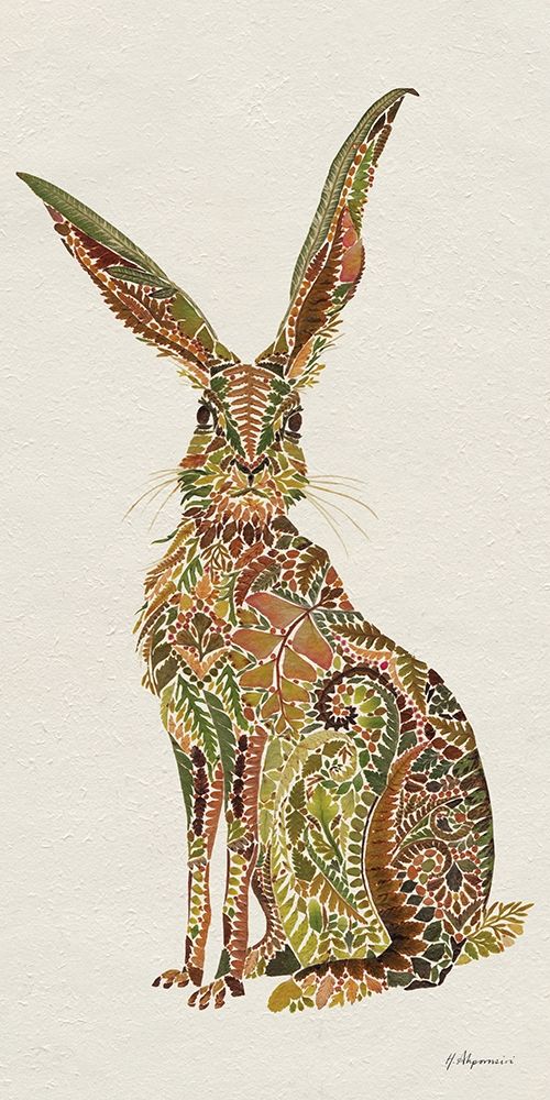 Gazing Hare art print by Helen Ahpornsiri for $57.95 CAD