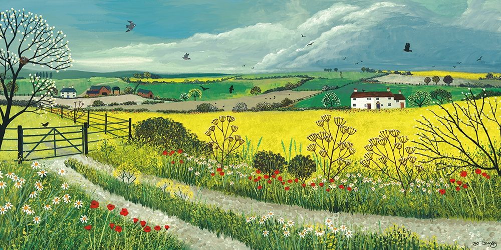 Canola Fields art print by Jo Grundy for $57.95 CAD