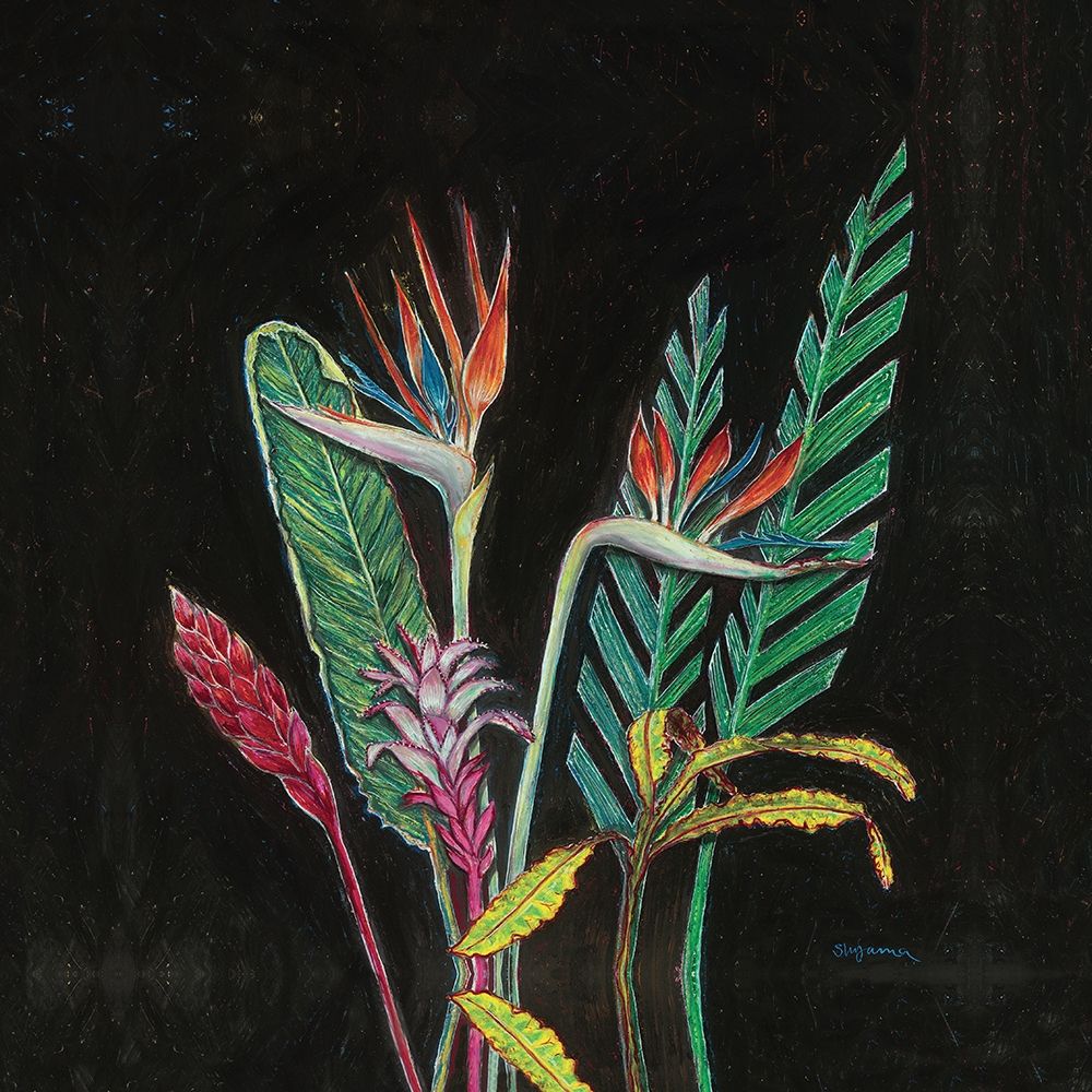 Dark Tropical I art print by Shyama Ruffell for $57.95 CAD