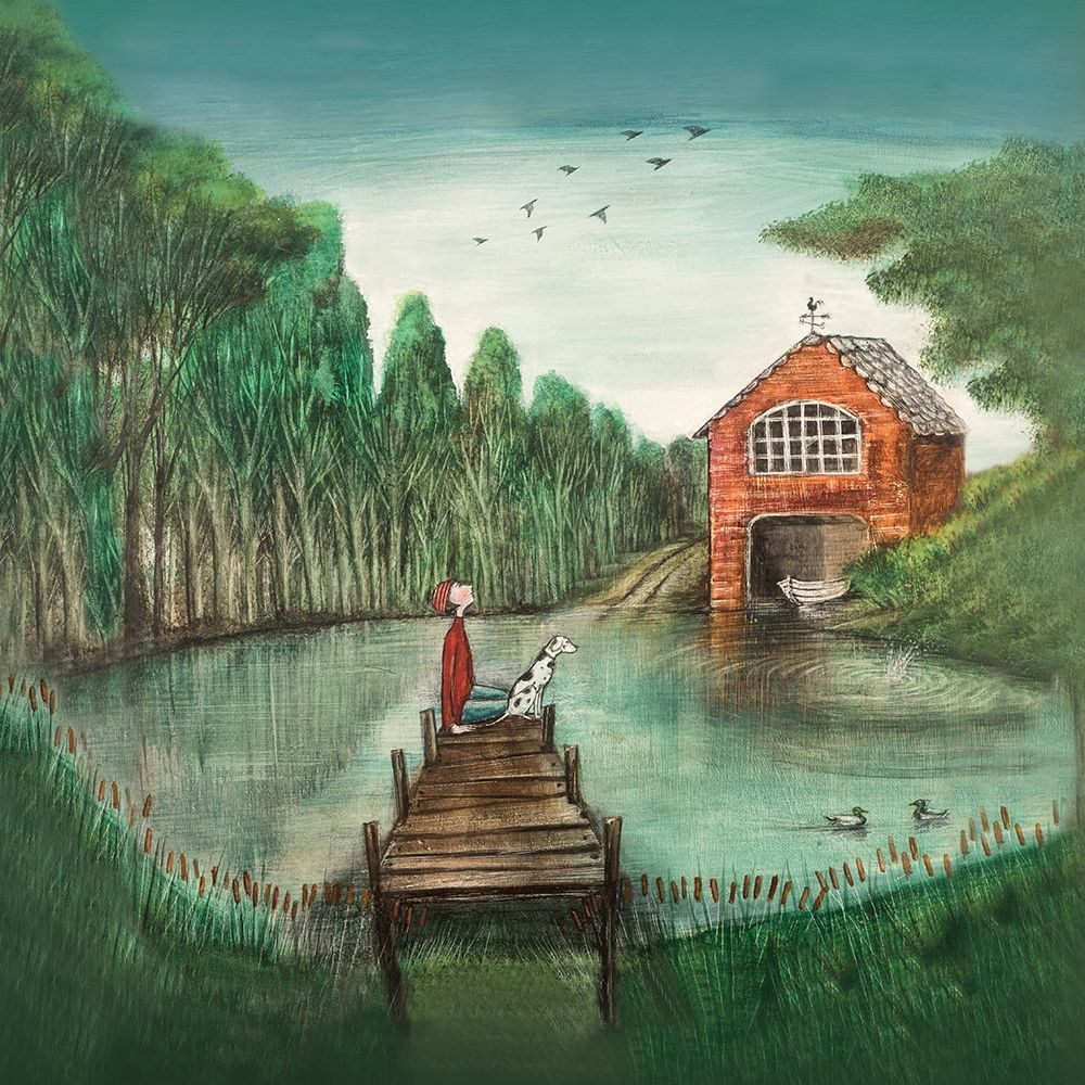 Boat House art print by Joe Ramm for $57.95 CAD