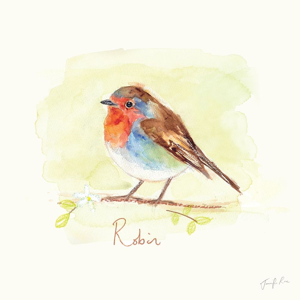 Robin art print by Jennifer Rose for $57.95 CAD
