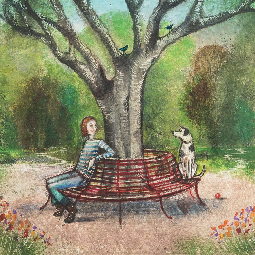 A Roundabout Conversation art print by Joe Ramm for $57.95 CAD