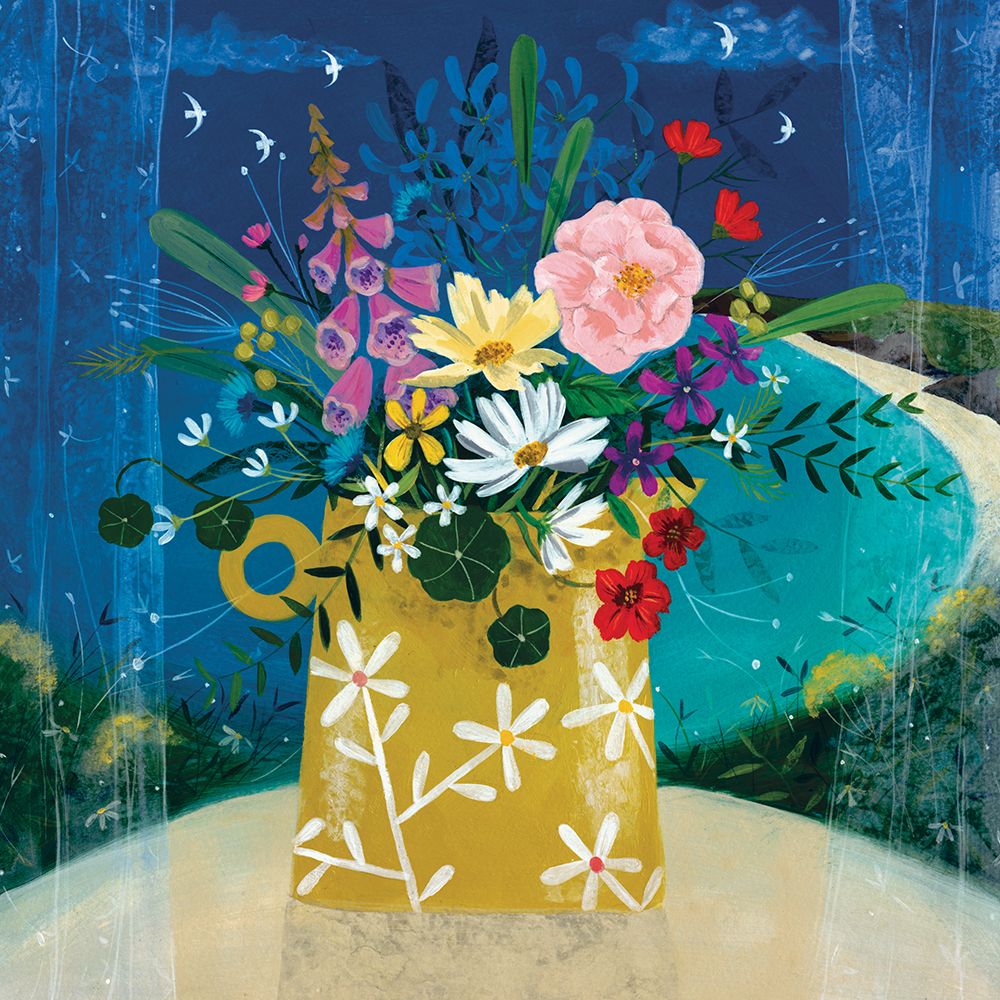 Summer Posy art print by Julia Crossland for $57.95 CAD