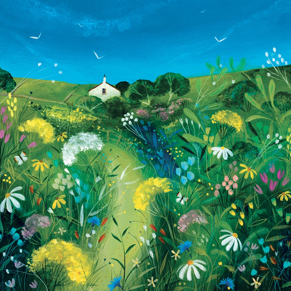 Meadow Cottage art print by Julia Crossland for $57.95 CAD