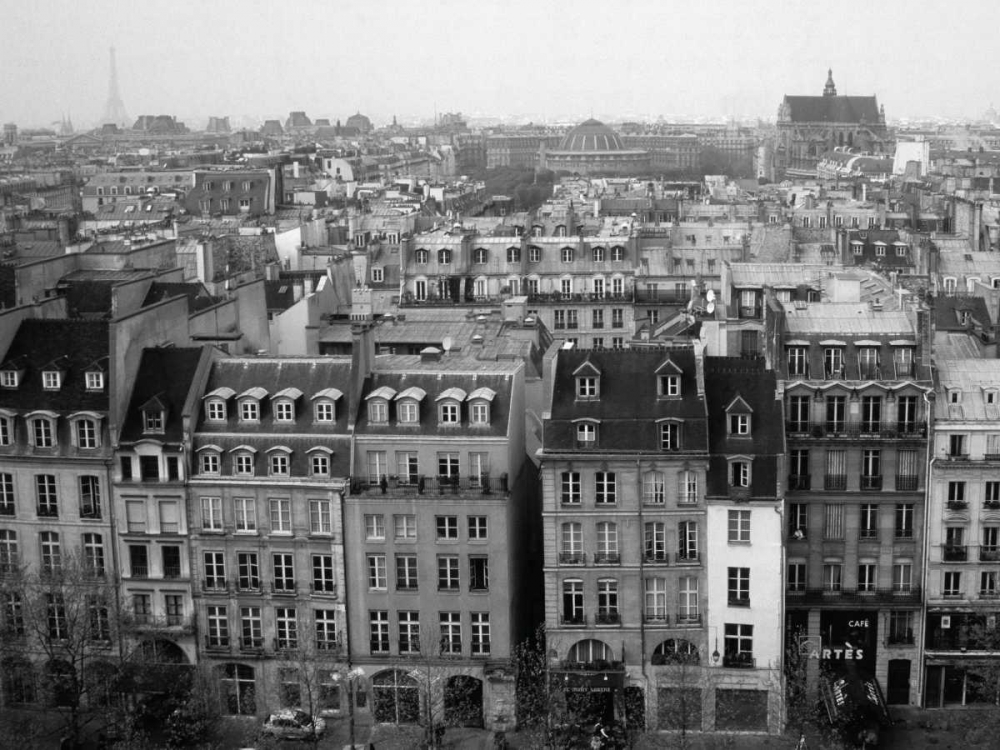 Parisian Rooftops art print by Heiko Lanio for $57.95 CAD