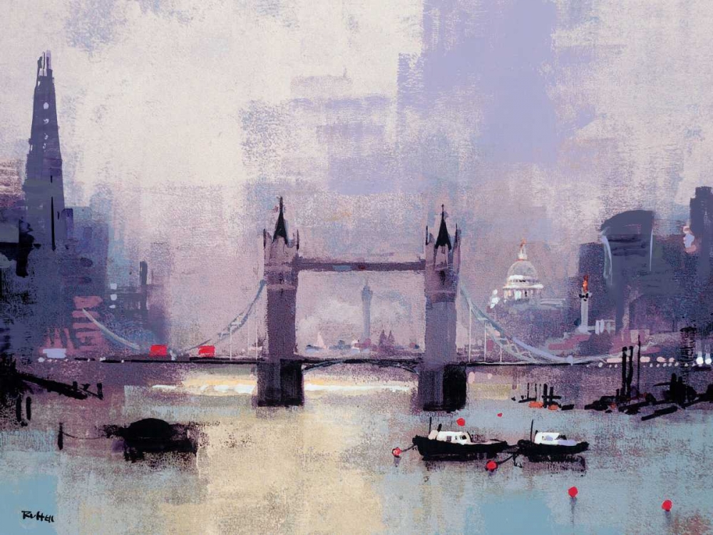 St Pauls and Tower Bridge art print by Colin Ruffell for $57.95 CAD