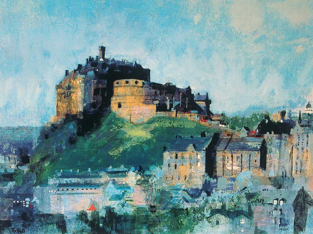 Edinburgh Castle Midday art print by Colin Ruffell for $57.95 CAD