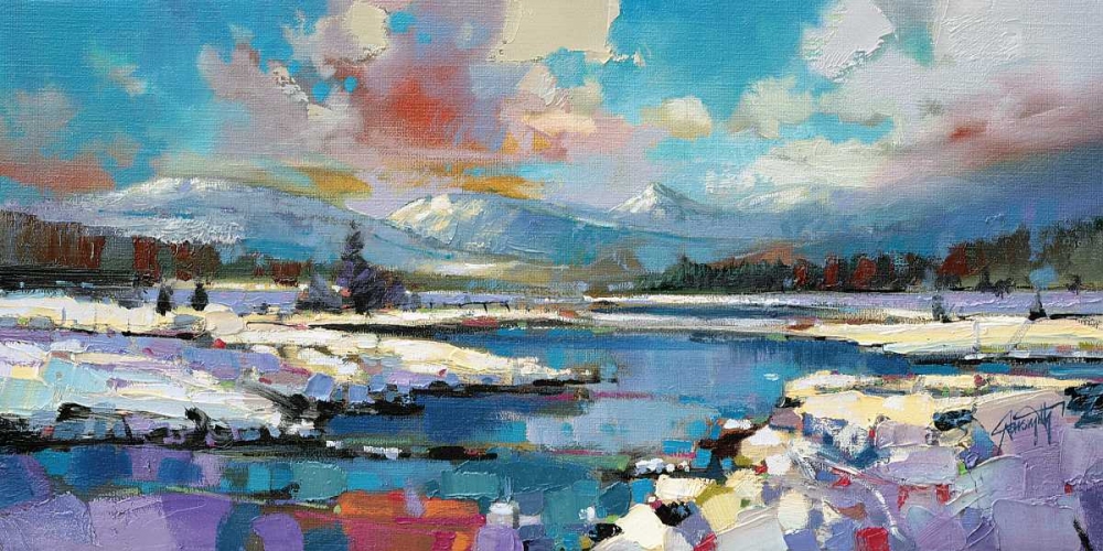 Glen Spean Snow art print by Scott Naismith for $57.95 CAD