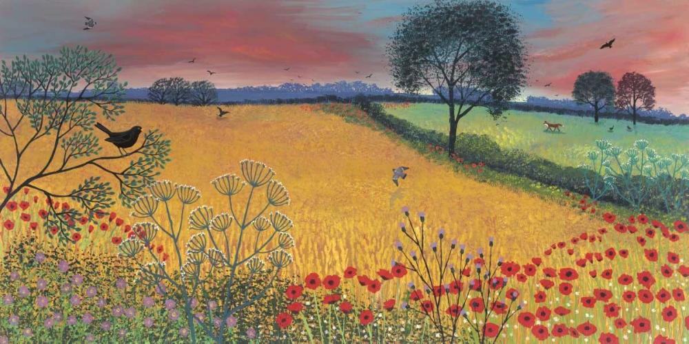 Harvest Song art print by Jo Grundy for $57.95 CAD