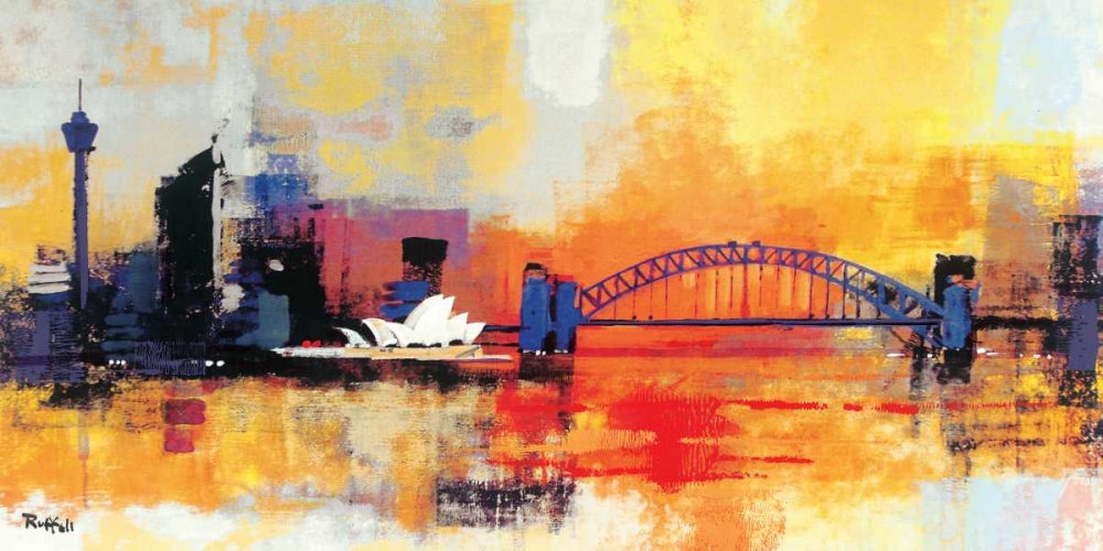 Sydney Coathanger Bridge art print by Colin Ruffell for $57.95 CAD