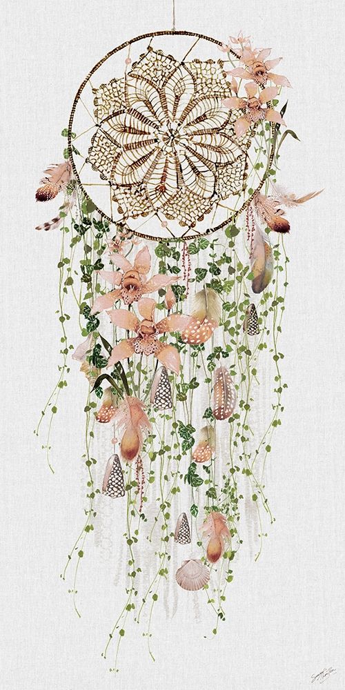 Orchid Dreamcatcher art print by Summer Thornton for $57.95 CAD
