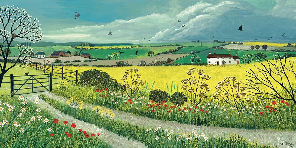 Canola Fields art print by Jo Grundy for $57.95 CAD