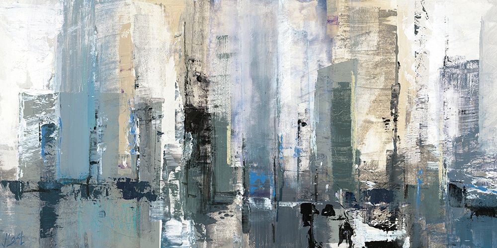 Winter Metropolis art print by Joanne Last for $57.95 CAD