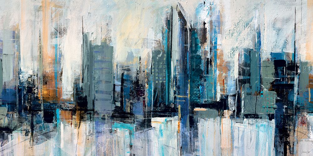 City Skyline I art print by Joanne Last for $57.95 CAD