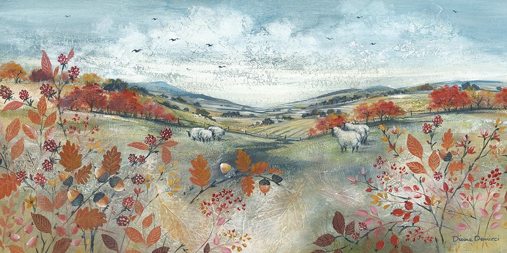 Autumn Walk art print by Diane Demirci for $57.95 CAD