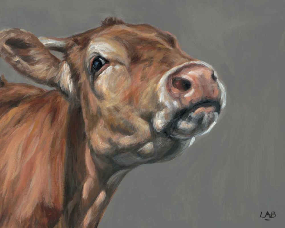 Snooty Cow art print by Louise Brown for $57.95 CAD