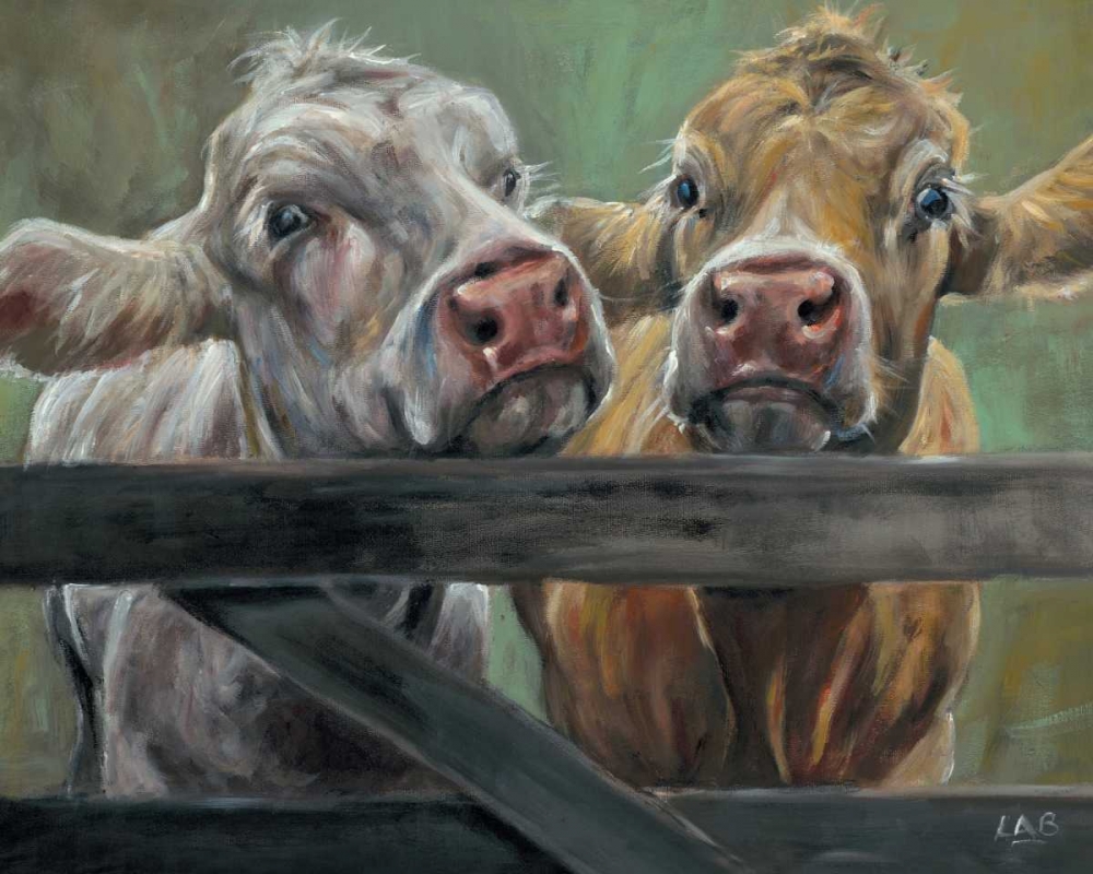 Two Moos art print by Louise Brown for $57.95 CAD