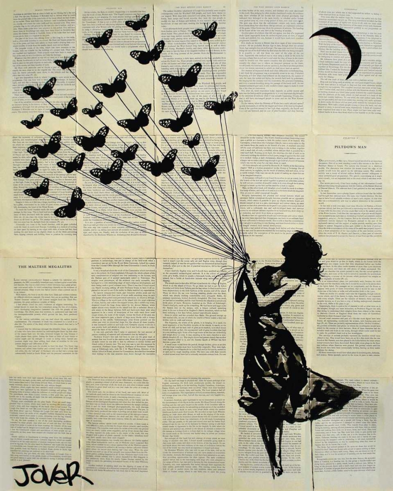 Butterflying art print by Loui Jover for $57.95 CAD