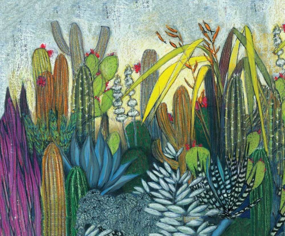 Succulents art print by Shyama Ruffell for $57.95 CAD