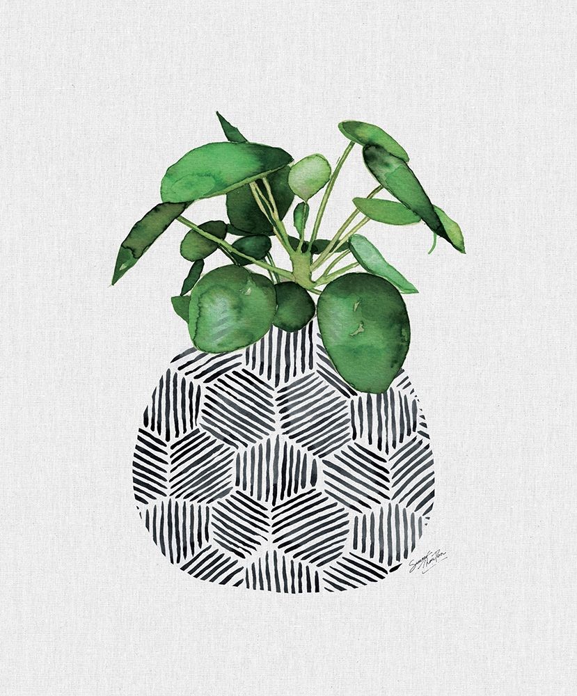 Chinese Money Plant art print by Summer Thornton for $57.95 CAD