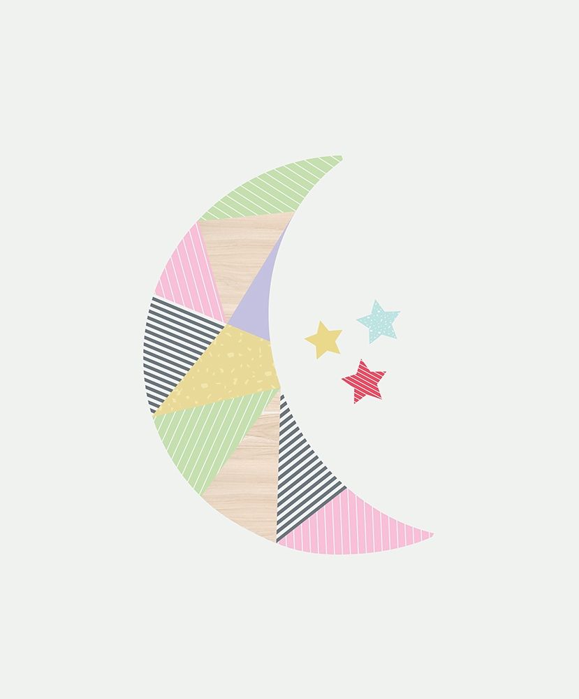Moon art print by Little Design Haus for $57.95 CAD