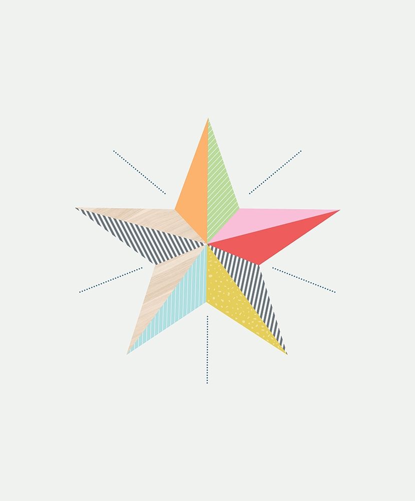 Star art print by Little Design Haus for $57.95 CAD