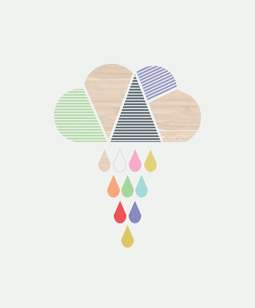 Cloud art print by Little Design Haus for $57.95 CAD