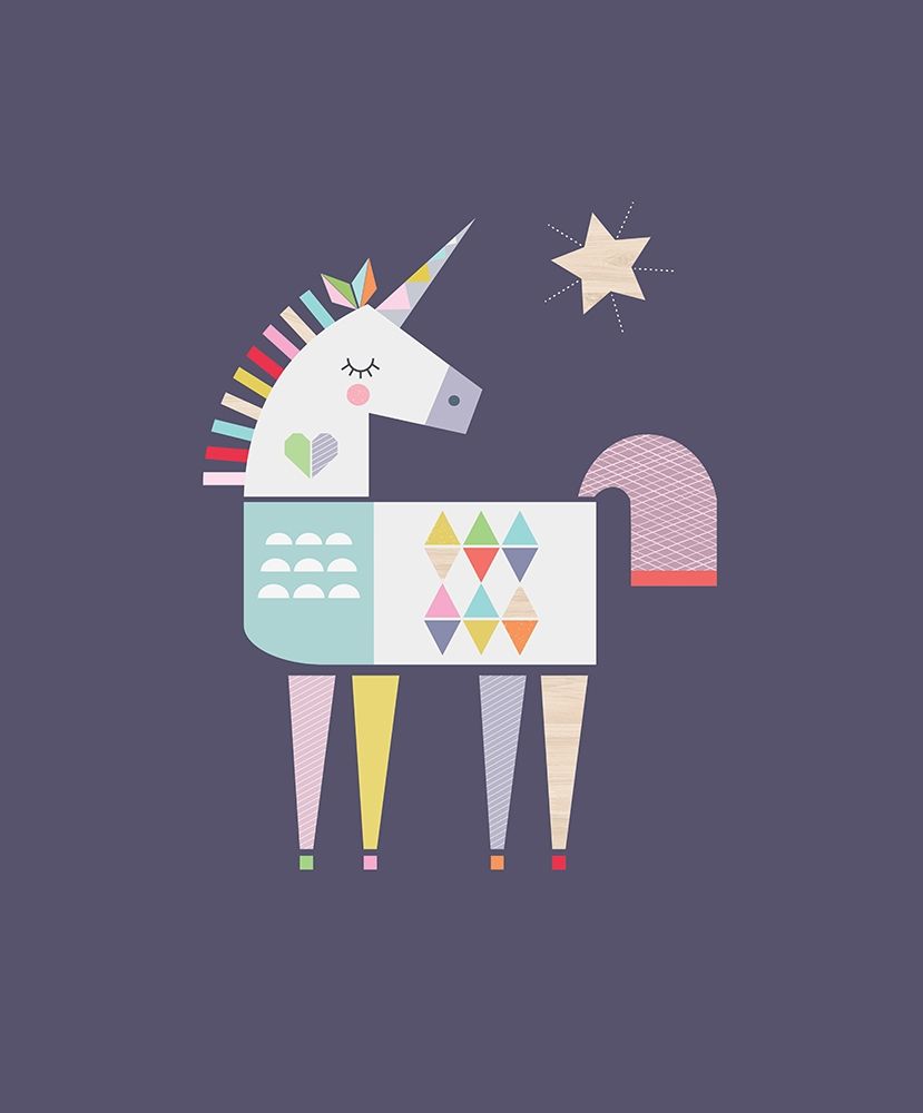 Unicorn art print by Little Design Haus for $57.95 CAD